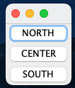 Borderlayout Example No East and West